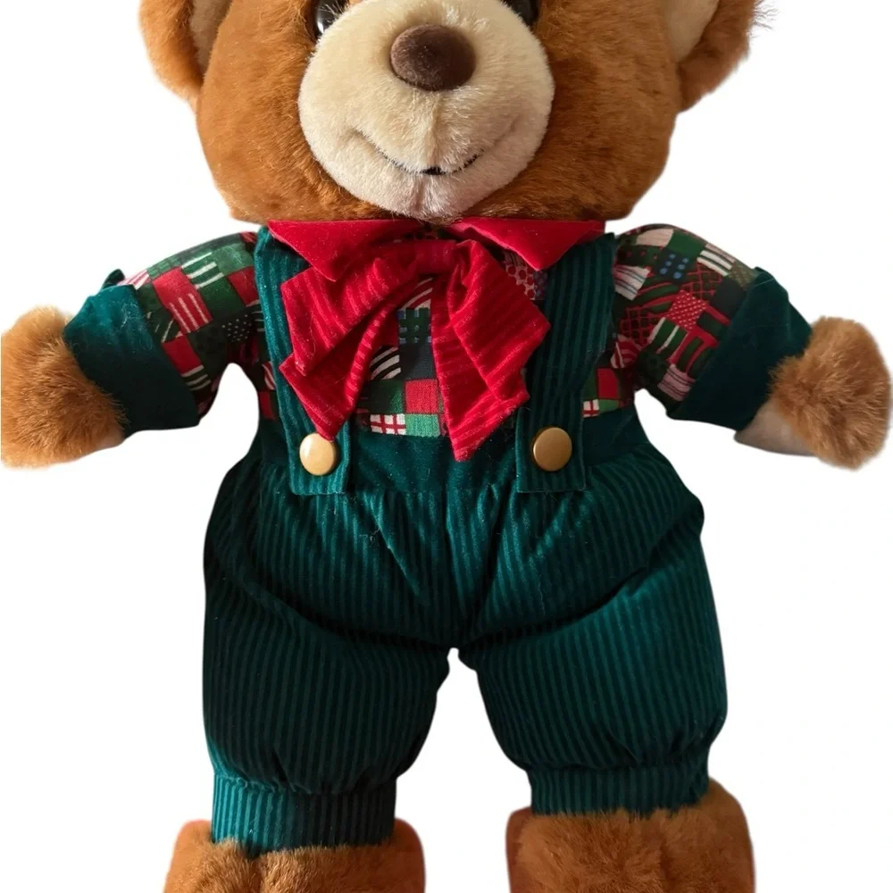 Vintage 1994 Teddy Bear Lane K-Mart Christmas Bear Plush 17”